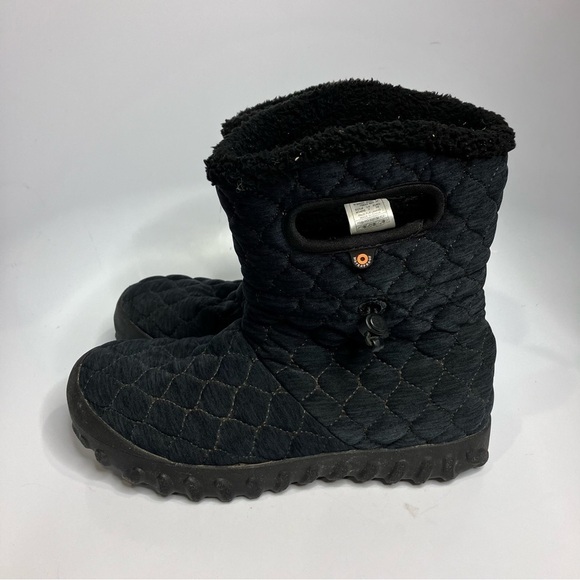 Bogs B Moc quilted pull on boots insulated black size 7 - Picture 7 of 9